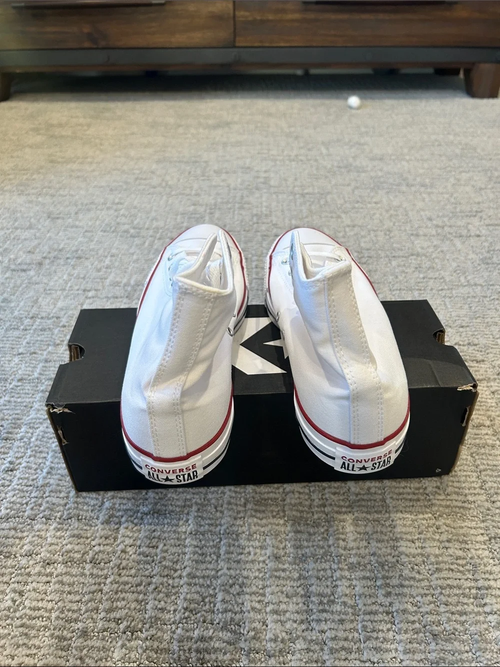 Converse Chuck Taylor All Star Hi Top Sneaker White 10 - Picture 5 of 7